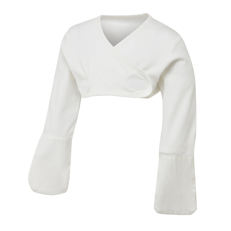 Dye-free scratch mitts that stay on, eczema / mitten sleeve design for preschoolers